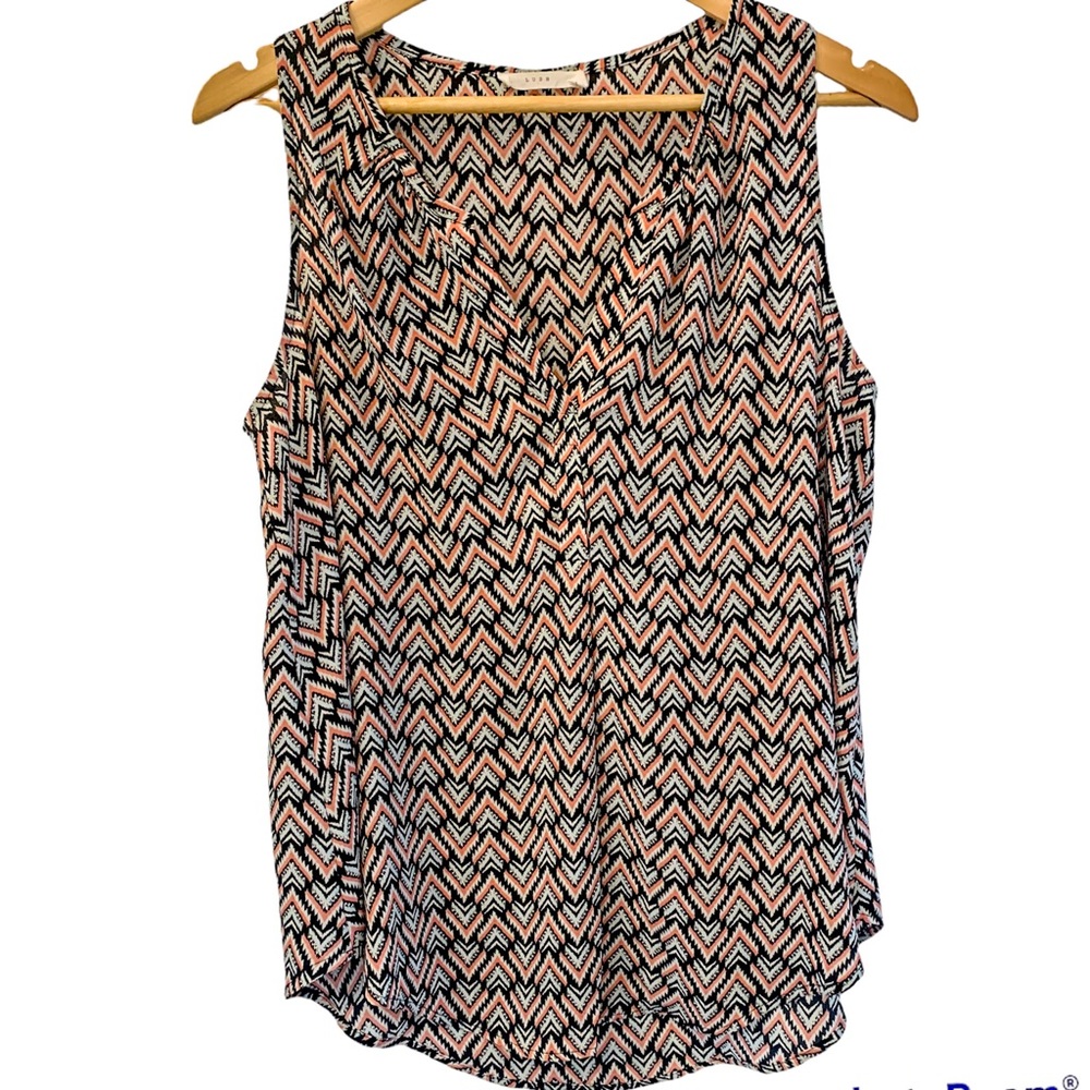 Lush V-neck Tank. Loose and flattering.